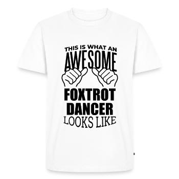 Foxtrot Foxtrot Foxtrot - T-shirt Premium bio Homme - blanc - Devant - Nico (187cm)