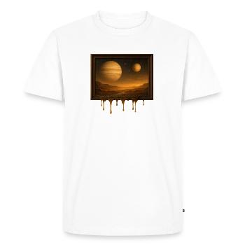 Mondes fondants - T-shirt Premium bio Homme - blanc - Devant - Nico (187cm)
