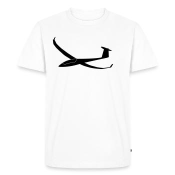 Arcus Segelflieger gleiten Geschenk Flieschen - Männer Premium Bio T-Shirt - Weiß - Vorne - Nico (187cm)