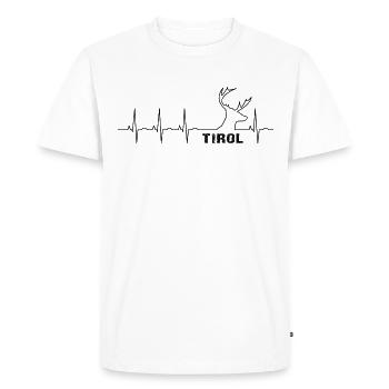 Tyrol - T-shirt Premium bio Homme - blanc - Devant - Nico (187cm)