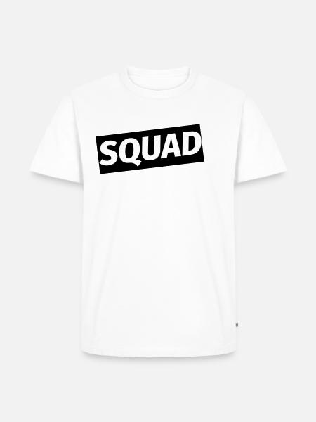 squad - Men's Premium Organic T-Shirt - white
