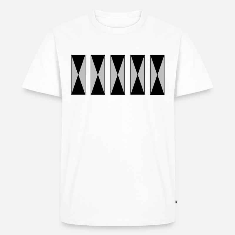 Einfach und einzigartig - Männer Premium Bio T-Shirt - Weiß