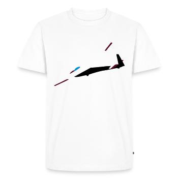 ka8 glider glider glider pilot pilot - Men's Premium Organic T-Shirt - white - Front - Nico (187cm)