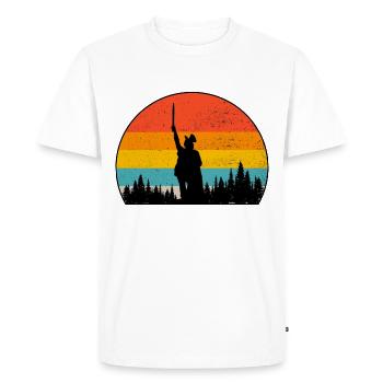 Hermannsdenkmal Detmold Teutoburger Wald Souvenir - Men's Premium Organic T-Shirt - white - Front - Nico (187cm)