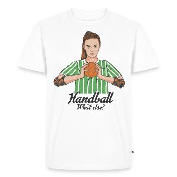 Handball player Handball What else? Handballer - Men's Premium Organic T-Shirt - white - Front - Nico (187cm)