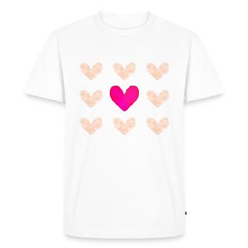 Soyez vous-même - T-shirt Premium bio Homme - blanc - Devant - Nico (187cm)