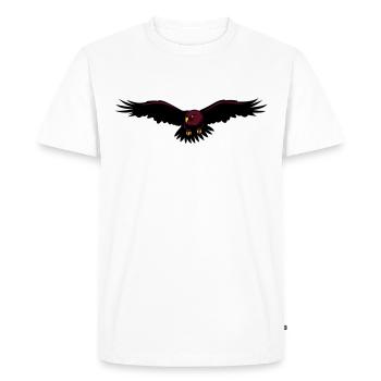 Aigle, Eagle - T-shirt Premium bio Homme - blanc - Devant - Nico (187cm)