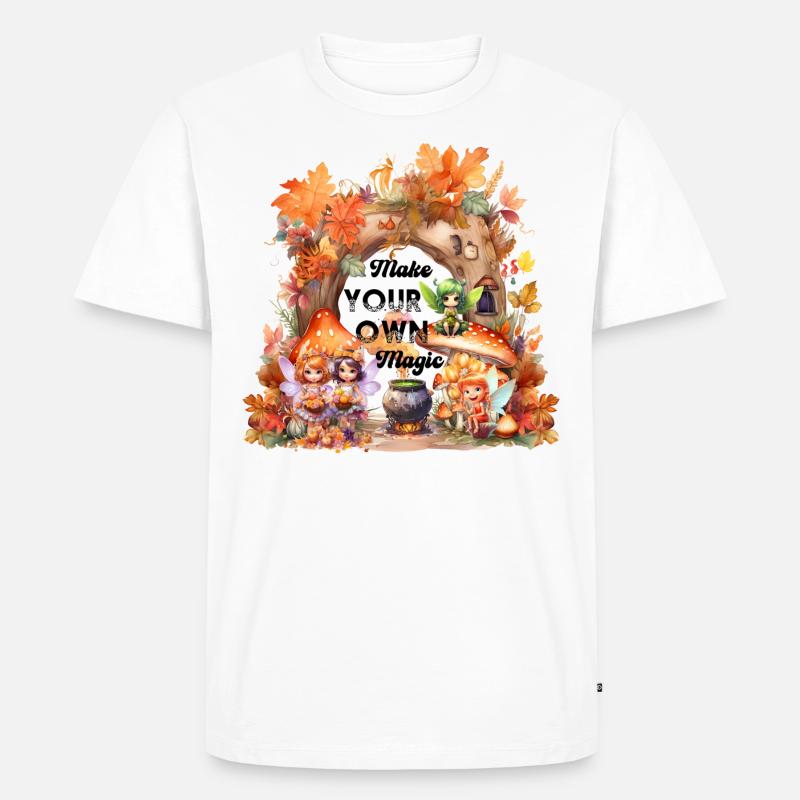 Make your own Magic - Männer Premium Bio T-Shirt - Weiß