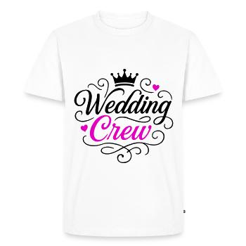 Équipe de mariage Marié - T-shirt Premium bio Homme - blanc - Devant - Nico (187cm)