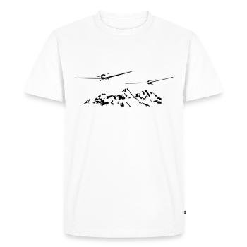 fs remorquage planeurs - T-shirt Premium bio Homme - blanc - Devant - Nico (187cm)