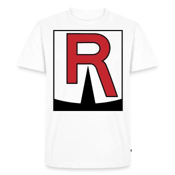 Team Rocket - Men's Premium Organic T-Shirt - white - Front - Nico (187cm)