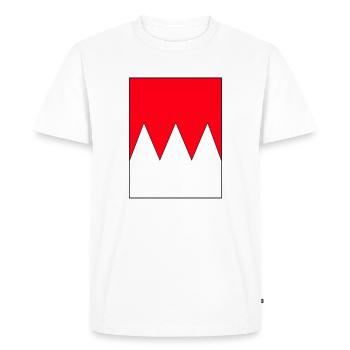 Franconian rake coat of arms symbol francs - Men's Premium Organic T-Shirt - white - Front - Nico (187cm)