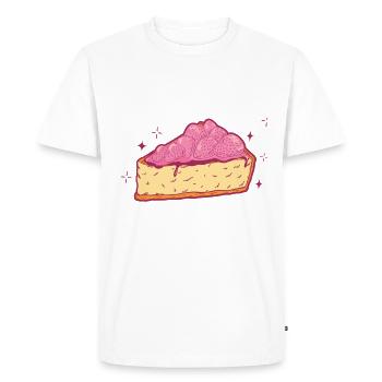 Cake a Day éloigne le médecin Junk Food Sweets - T-shirt Premium bio Homme - blanc - Devant - Nico (187cm)