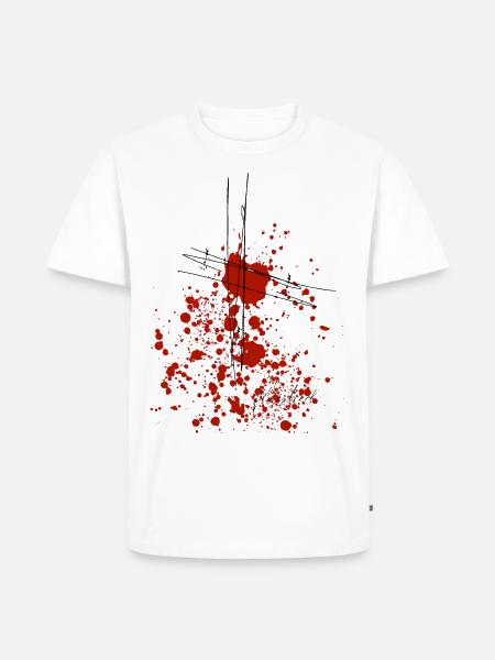 Finished. Jn 19:30 - Men's Premium Organic T-Shirt - white