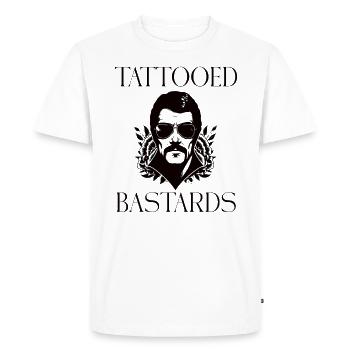 TATTOO ARTIST Tattooed Tribal Ink Tattoo - Men's Premium Organic T-Shirt - white - Front - Nico (187cm)