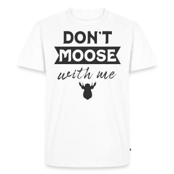 Ne m’embête pas - T-shirt Premium bio Homme - blanc - Devant - Nico (187cm)