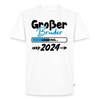 Chargement de Big Brother 2024 - T-shirt Premium bio Homme - blanc - Devant - Nico (187cm)
