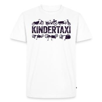Cargo Enfant Taxi Cargo Vélo Cargobike - T-shirt Premium bio Homme - blanc - Devant - Nico (187cm)