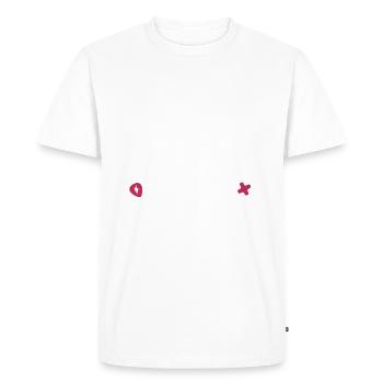 Make music every day graphique pour musicien - T-shirt Premium bio Homme - blanc - Devant - Nico (187cm)