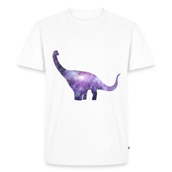 Brachiosaurus Dinosaur Universe Dino Nerd Kids - Men's Premium Organic T-Shirt - white - Front - Nico (187cm)
