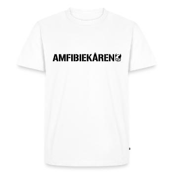 Amphibious Corps + Torleif - Men's Premium Organic T-Shirt - white - Front - Nico (187cm)
