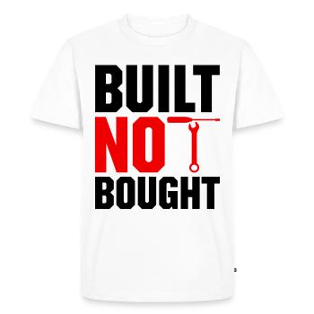 Built Not Bought Car Mechanic Automobile Repair Ca - Men's Premium Organic T-Shirt - white - Front - Nico (187cm)