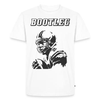 Bootleg - T-shirt Premium bio Homme - blanc - Devant - Nico (187cm)