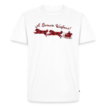 Noël du Bouvier Bernois - T-shirt Premium bio Homme - blanc - Devant - Nico (187cm)