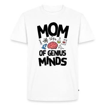 Journée des mères scientifiques : la mère des - T-shirt Premium bio Homme - blanc - Devant - Nico (187cm)