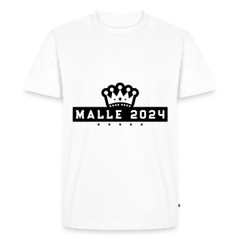 Malle 2024 Krone Vacances - T-shirt Premium bio Homme - blanc - Devant - Nico (187cm)