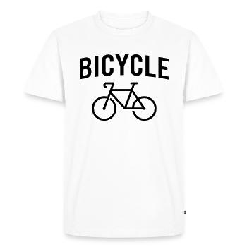 Bicycle bicycle - Men's Premium Organic T-Shirt - white - Front - Nico (187cm)