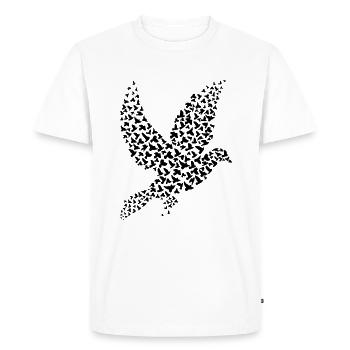La paix colombe la paix mondiale - T-shirt Premium bio Homme - blanc - Devant - Nico (187cm)