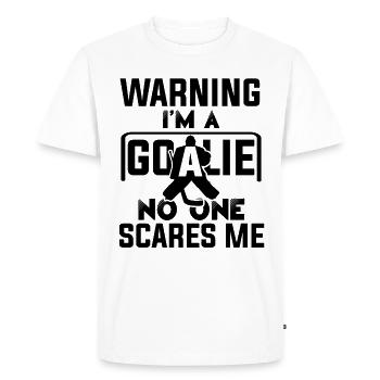 hockey sur glace ice hockey - T-shirt Premium bio Homme - blanc - Devant - Nico (187cm)