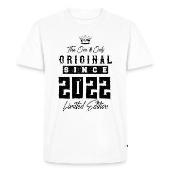 2022 limited edition - T-shirt Premium bio Homme - blanc - Devant - Nico (187cm)