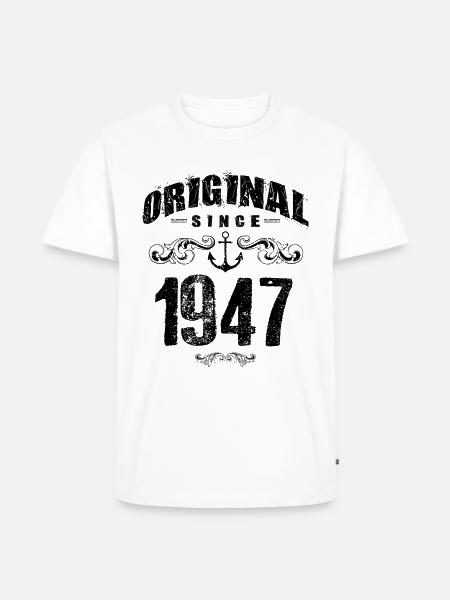 1947 original since - Men's Premium Organic T-Shirt - white