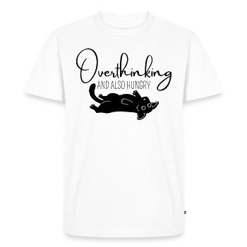 Cooler Spruch Hund Haustier Geschenk Idee - Männer Premium Bio T-Shirt - Weiß - Vorne - Nico (187cm)