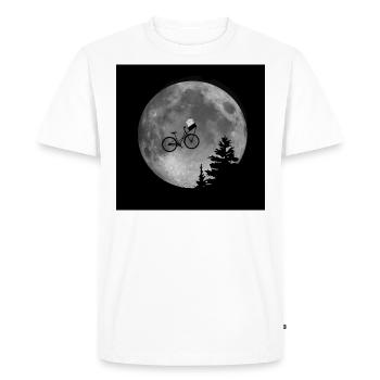 E.T. MauMauCat - T-shirt Premium bio Homme - blanc - Devant - Nico (187cm)