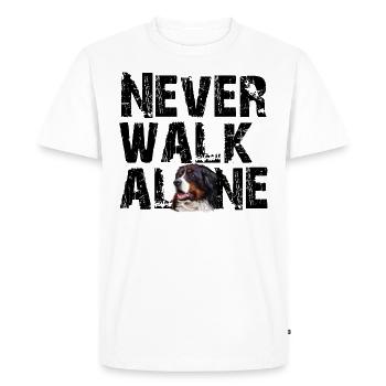 Bouvier bernois - T-shirt Premium bio Homme - blanc - Devant - Nico (187cm)
