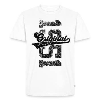 75TH BIRTHDAY ORIGINAL 1951 - Men's Premium Organic T-Shirt - white - Front - Nico (187cm)