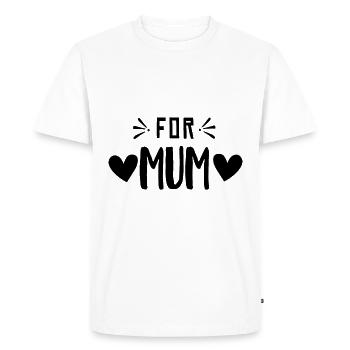 I went from mom to mom to be great - Men's Premium Organic T-Shirt - white - Front - Nico (187cm)