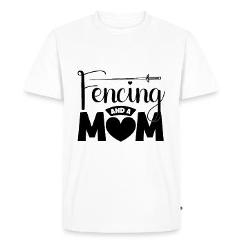 I went from mom to mom to be great - Men's Premium Organic T-Shirt - white - Front - Nico (187cm)