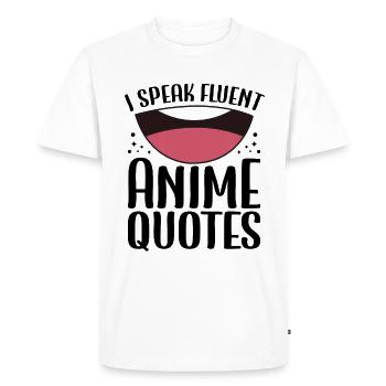 Art Anime Pour Hommes Femmes Adolescentes Anime Merch - T-shirt Premium bio Homme - blanc - Devant - Nico (187cm)