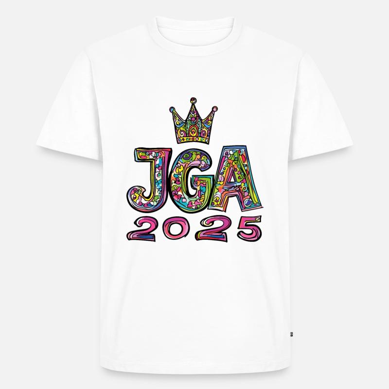 Jga 2025 Junggesellenabschied - Männer Premium Bio T-Shirt - Weiß