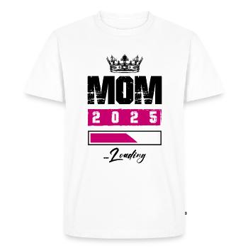 Mama 2025 Loading Mom - Men's Premium Organic T-Shirt - white - Front - Nico (187cm)