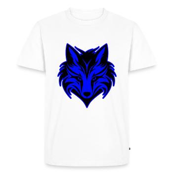 Fox Animal Portrait - Men's Premium Organic T-Shirt - white - Front - Nico (187cm)