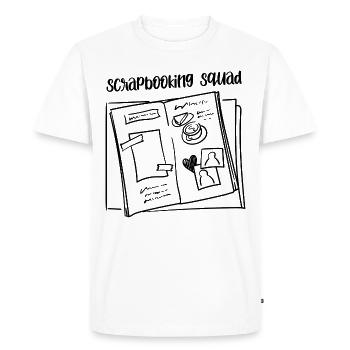 Scrapbooking Designer Hobby Crafter Creative Work - Men's Premium Organic T-Shirt - white - Front - Nico (187cm)