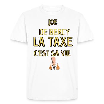 Joe de bercy - T-shirt Premium bio Homme - blanc - Devant - Nico (187cm)