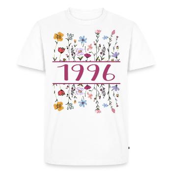 1996 Legendary Since 1996 Birthday 1996 Women - Men's Premium Organic T-Shirt - white - Front - Nico (187cm)