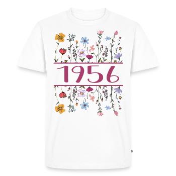 1956 Legendary Since 1956 Birthday 1956 Women - Men's Premium Organic T-Shirt - white - Front - Nico (187cm)