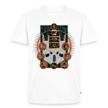Animaux Fantastiques 3 Personnages - T-shirt Premium bio Homme - blanc - Devant - Nico (187cm)